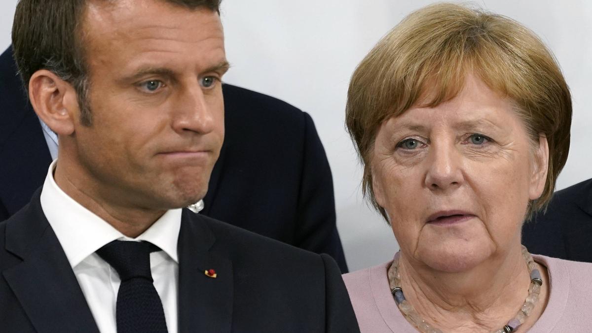 Emmanuel Macron Angela Merkel