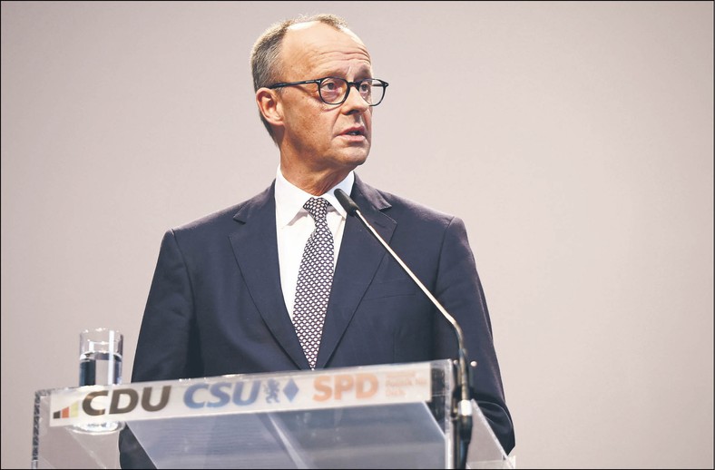 Lider Unii Chrześcijańsko-Demokratycznej Friedrich Merz