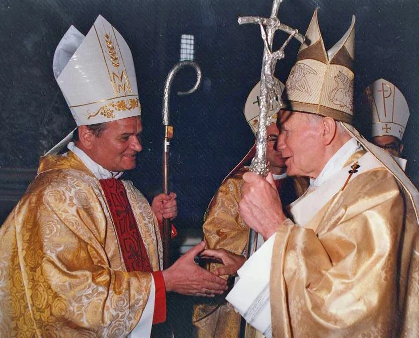 Bp T. Rakoczy i Jan Paweł II