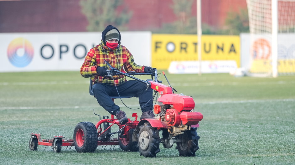 Fortuna I liga: Odwołano mecz Odry Opole z Bruk-Betem. Powód? Murawa