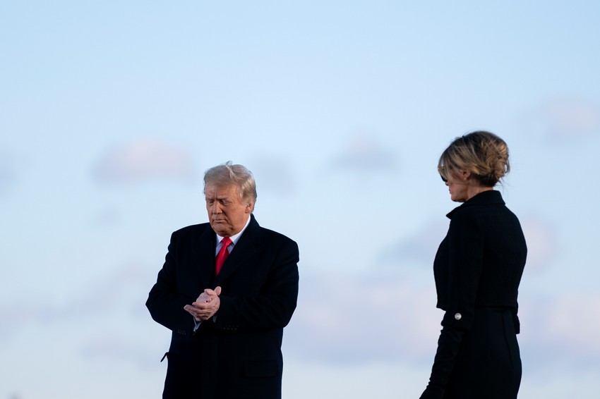 Godišnjica braka u senci opoziva - Donald i Melanija Tramp