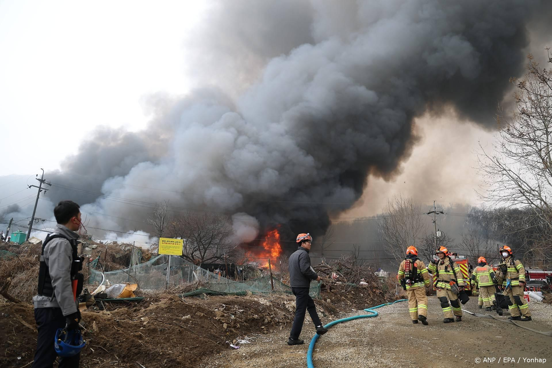 Een brand woedt in een krottenwijk in Gangnam: tientallen geëvacueerd
