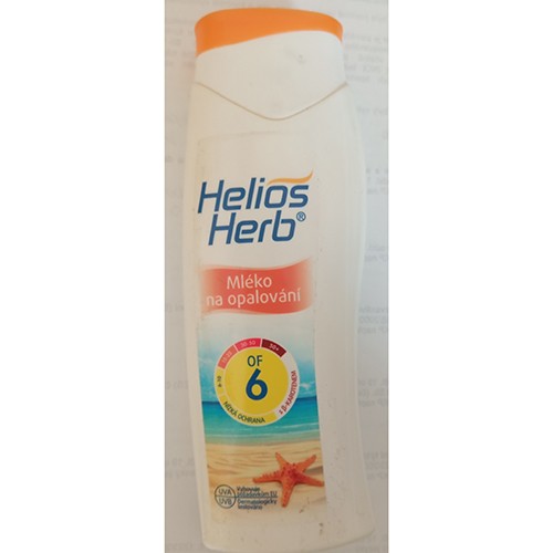 Krém na opaľovanie SPF 6.