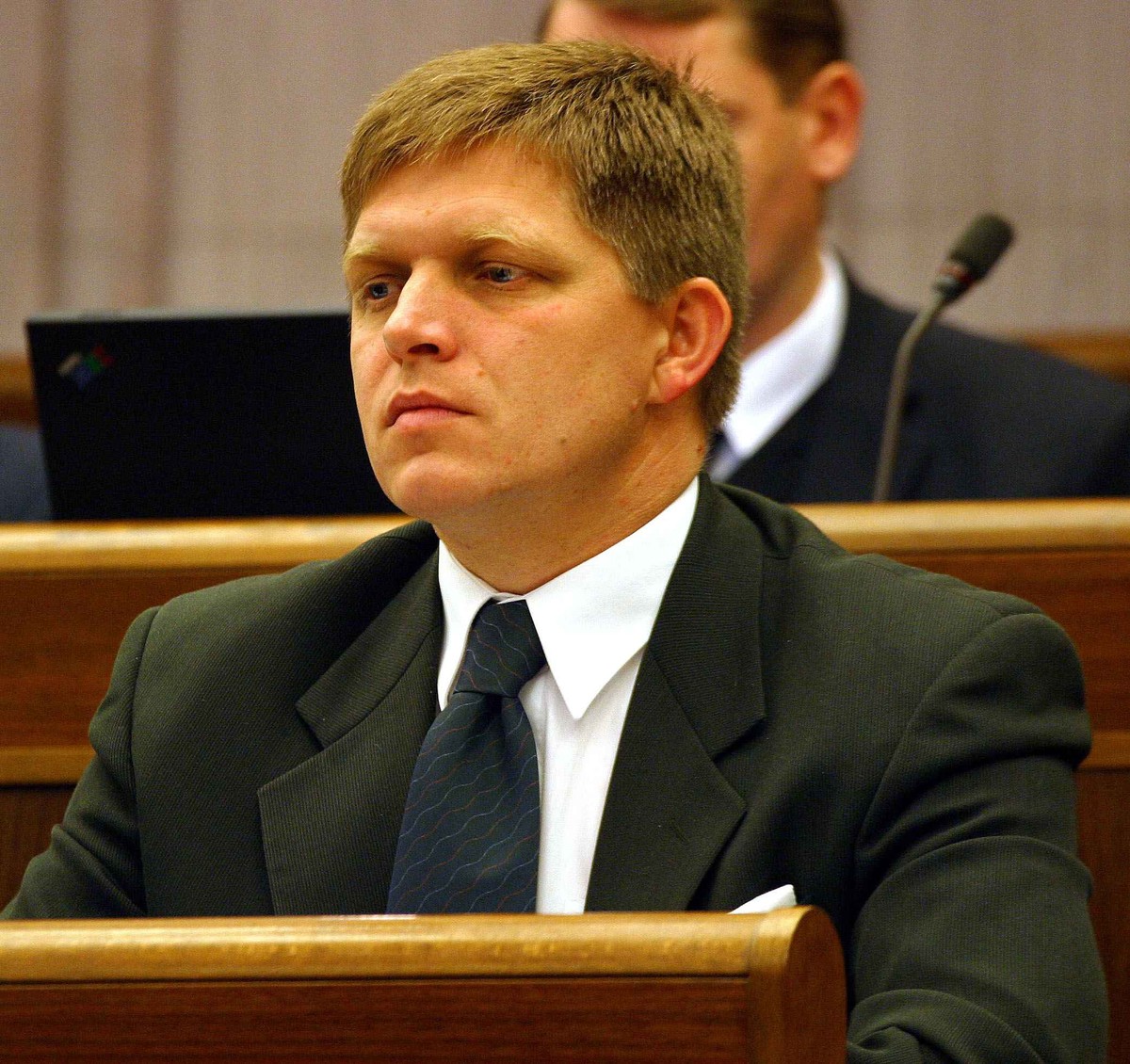 Przyszły premier Słowacji Robert Fico.