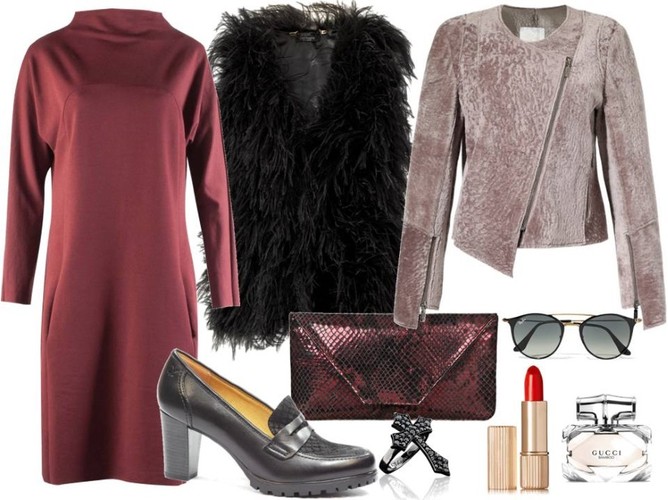 STYLIZACJE z kamizelkami: sukienka – Rabarbar/rabarbar.com.pl, kamizelka – CristinaEffe/cristinaeffe.com, kurtka – Boca/boca.pl, buty – Caprice/caprice.pl, torebka – antbag by ania/antbags.pl, dodatki – Tkmaxx/tkmaxx.pl, kosmetyki – Sephora/sephora.pl