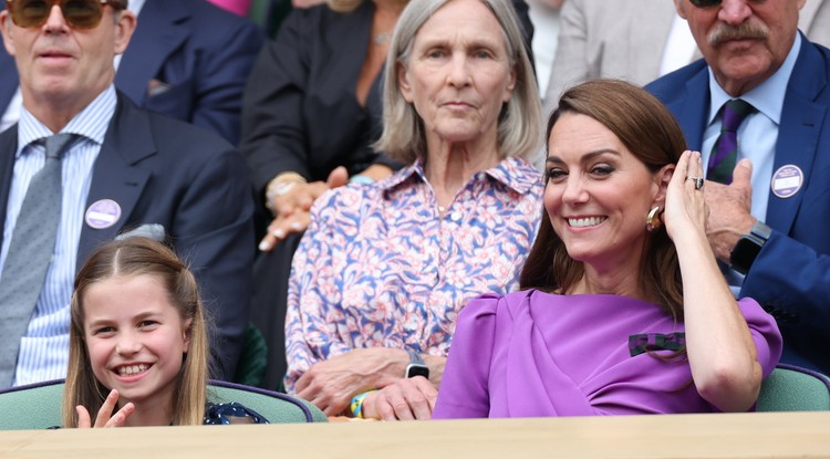 Katalin hercegné és Sarolta a wimbledoni teniszdöntőn vettek részt Fotó: Northfoto