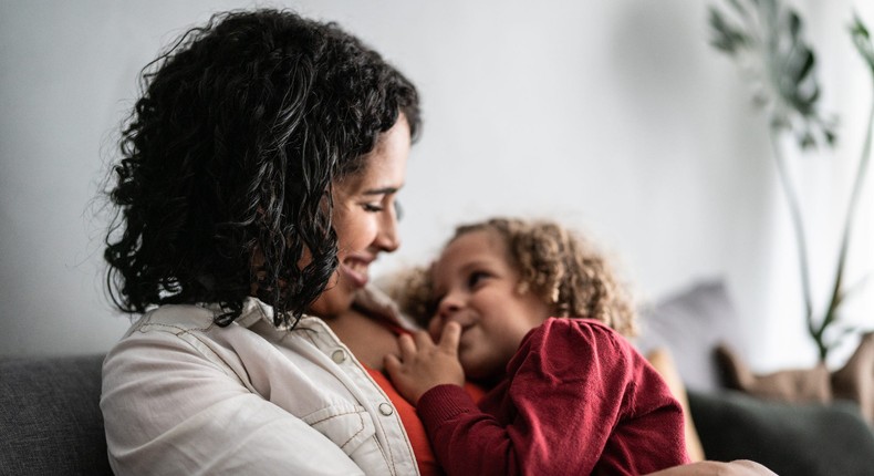 A mother embraces her childFG Trade/Getty Images