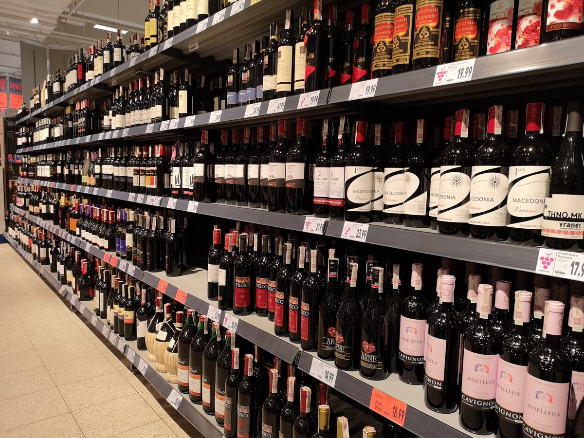 alkohol, wino