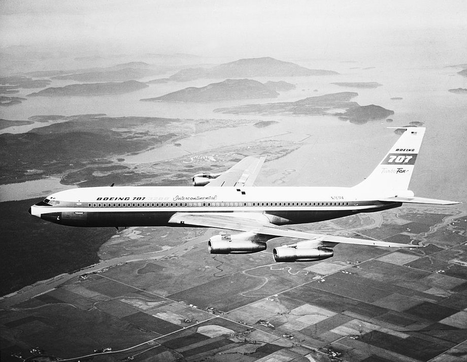 Boeing 707 dał początek kolejnym rodzinom modelowym amerykańskiego producenta samolotów