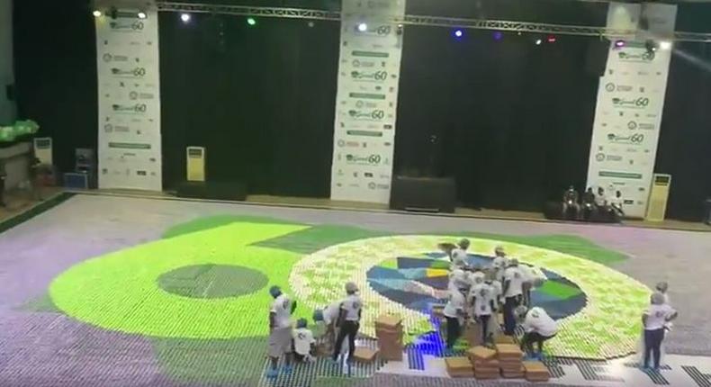 Lagos puts Nigeria on world record with 60,000 cupcakes mosaic (WuzupNigeria)