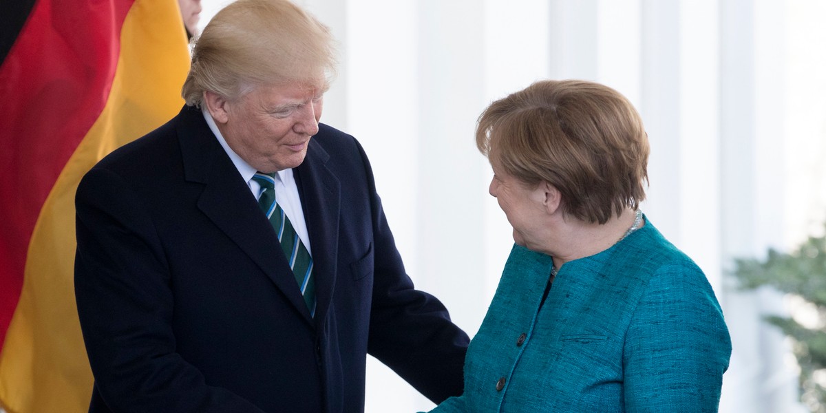 USA trwa spotkanie Merkel i Trumpa w Białym Domu Wiadomości