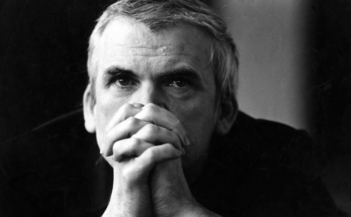 L'écrivain tchéque Milan Kundera en 1981. Photo Grossetti. Dostawca: PAP/DPA.