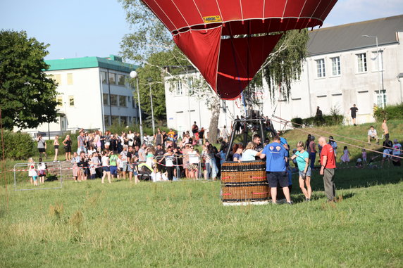 Lot widokowy balonem na uwięzi w Gorzowie