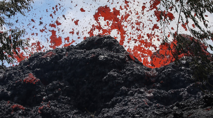 A hawaii Kilauea vulkán napok óta ontja magából a lávát és a mérges gázokat/Fotó: Getty Images