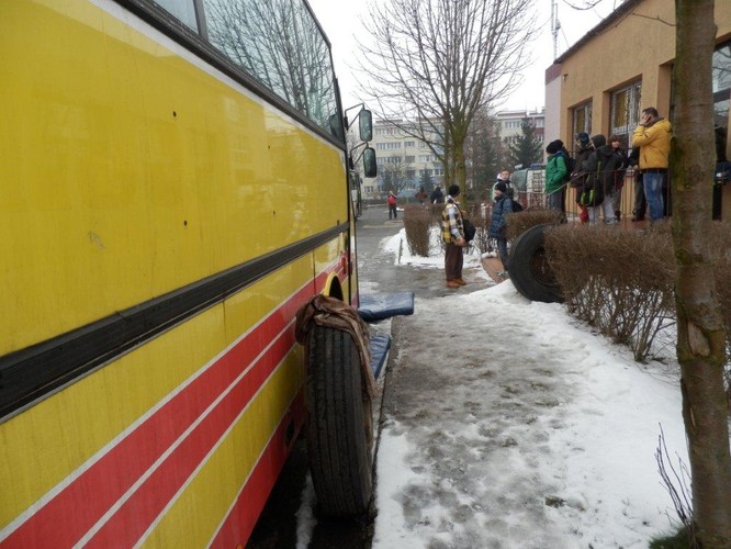 Zdjęcie z kontroli autobusu