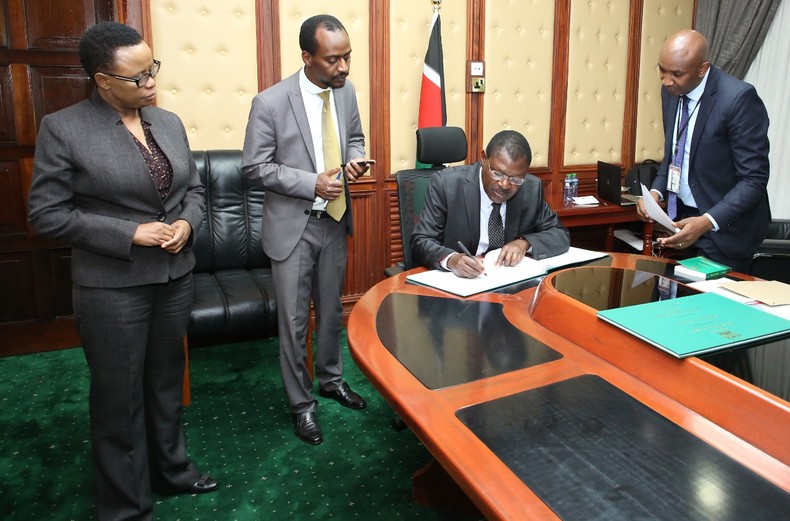 Moses Wetangula applies for National Assembly position