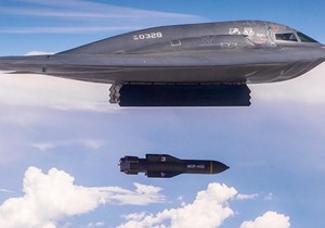 Samo je američki B-2 Spirit konfigurisan i programiran da izbaci bombu GBU-57A/B Masivni artiljerijski penetrator (MOP) | Foto: US Air Force
