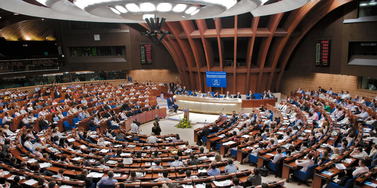 Sala obrad Rady Europy