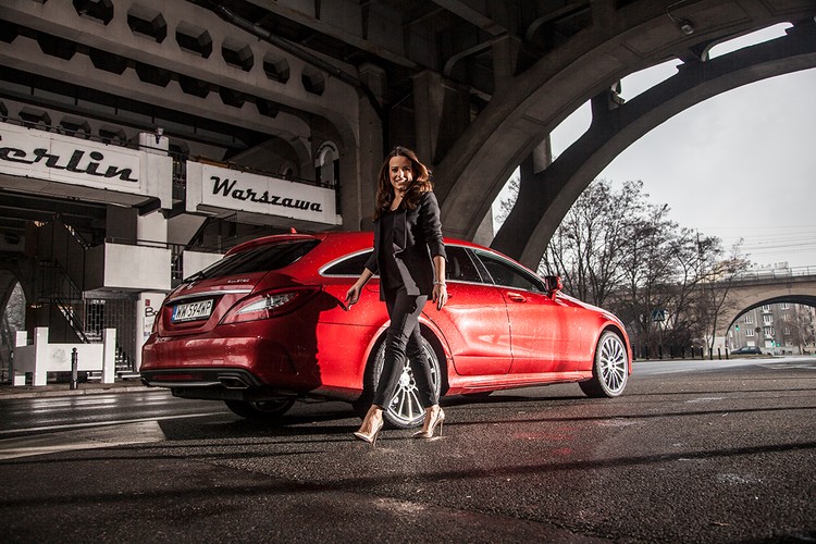 Anna Mucha i Mercedes CLS Shooting Brake