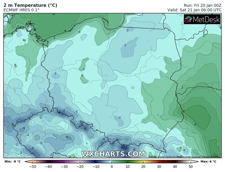 W wielu regionach pojawi się mróz.