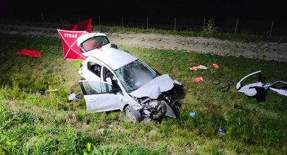 Jej auto stoczyło się z 3-metrowej skarpy. Straszny wypadek 19-latki ze Śląska