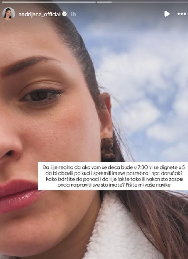 Objava Andrijane Radonjić