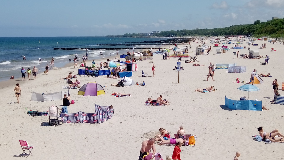 Plaże powoli się wypełniają