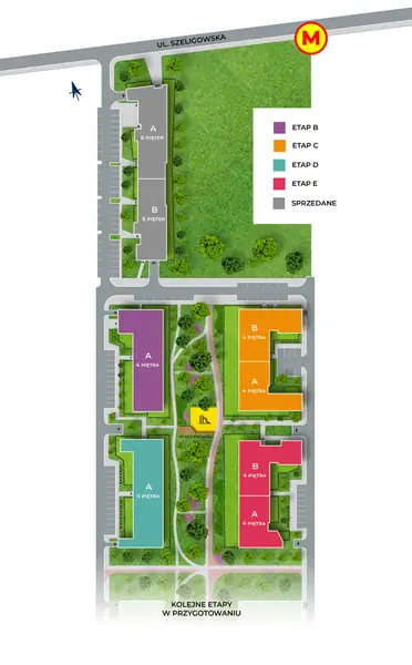 Aktualny plan osiedla &quot;Modern City&quot;