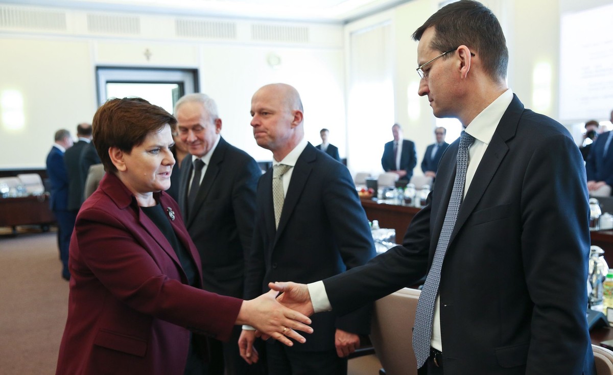 Beata Szydło, Paweł Szałamacha, Mateusz Morawiecki