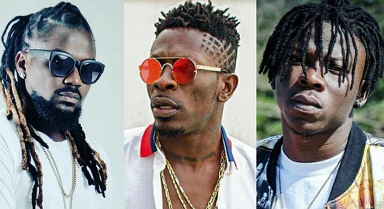 Samini, Shatta Wale and Stonebwoy