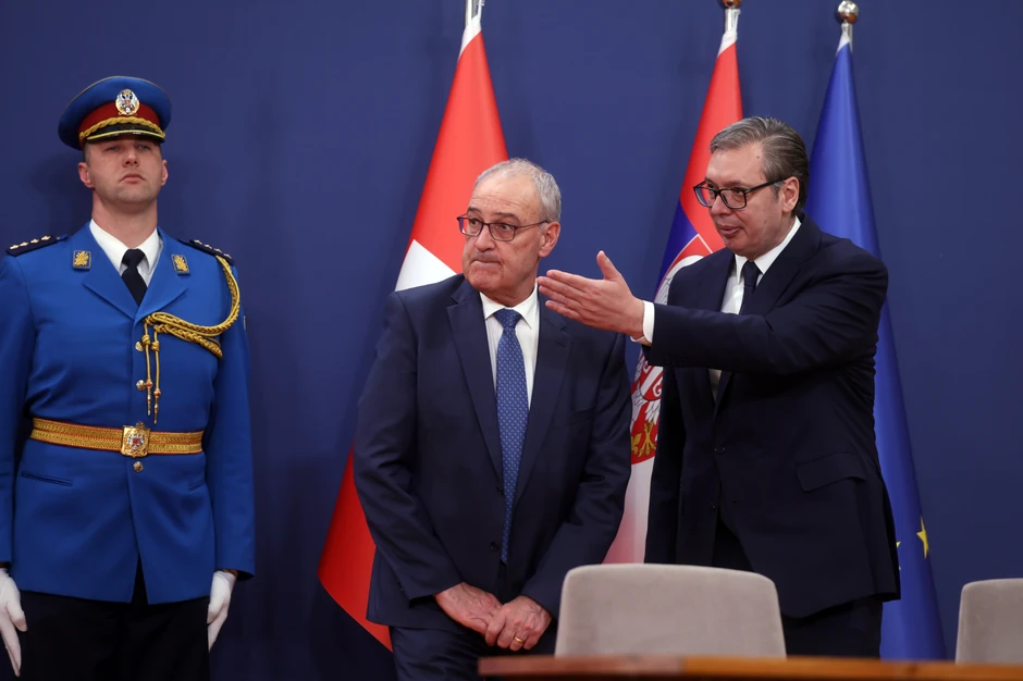 Poseta predsednika Švajcarske Konfederacije Gi Parmelana 