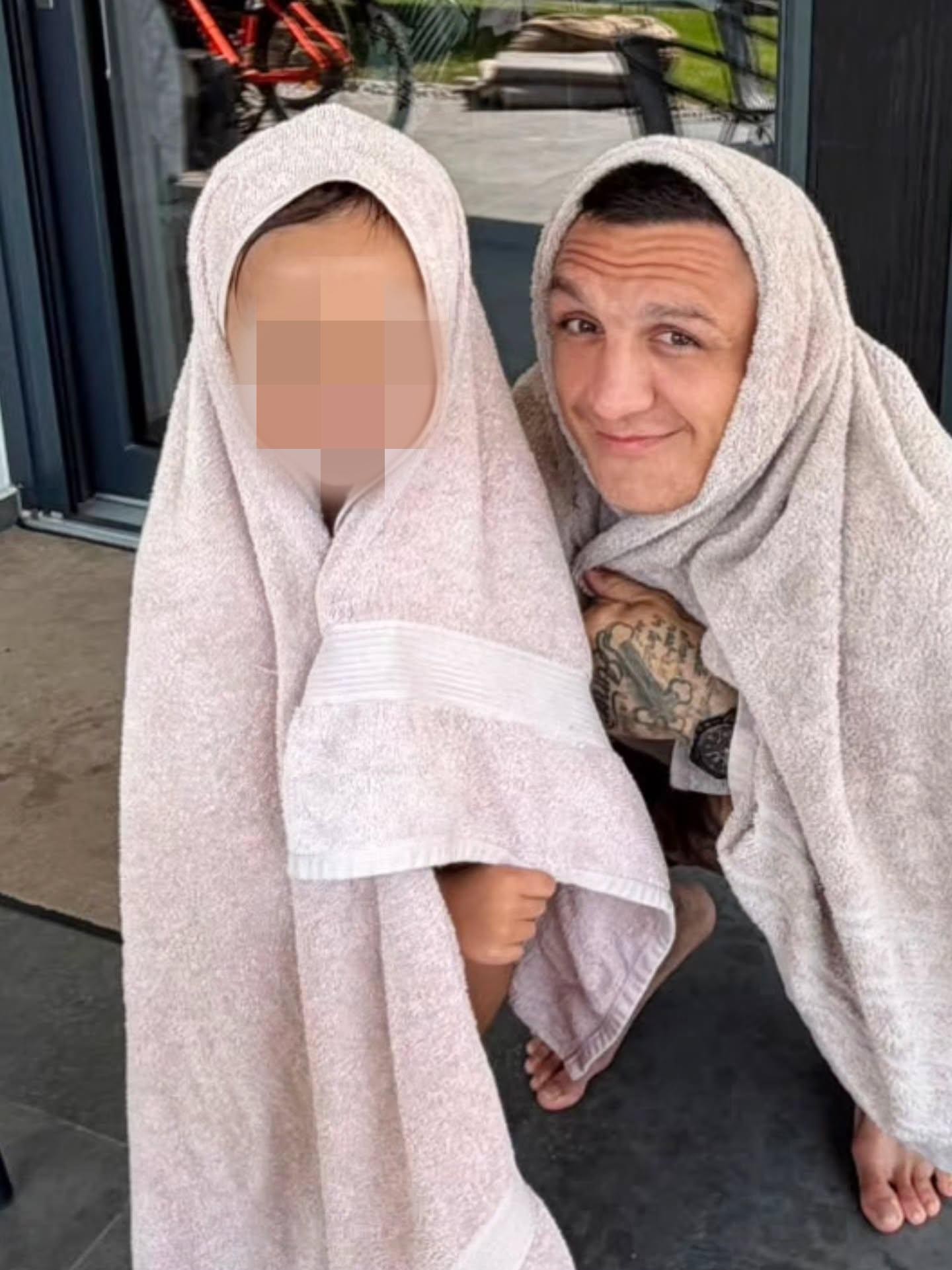 Gábor Boráros s dcérkou Zorou.