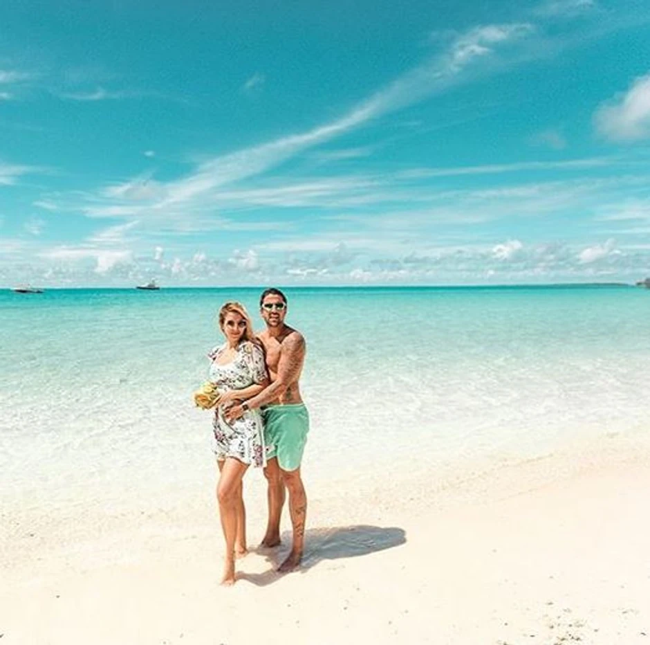 Biljana i Janko Tipsarević na Maldivima