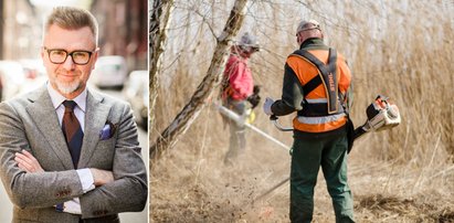 Radny chce zrobić porządek z dmuchawami. Urzędnicy pytają: kto zapłaci za grabienie liści?