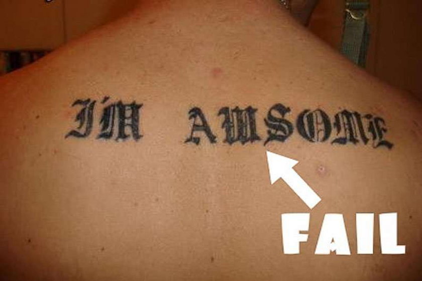 Najgorsze tatuaże