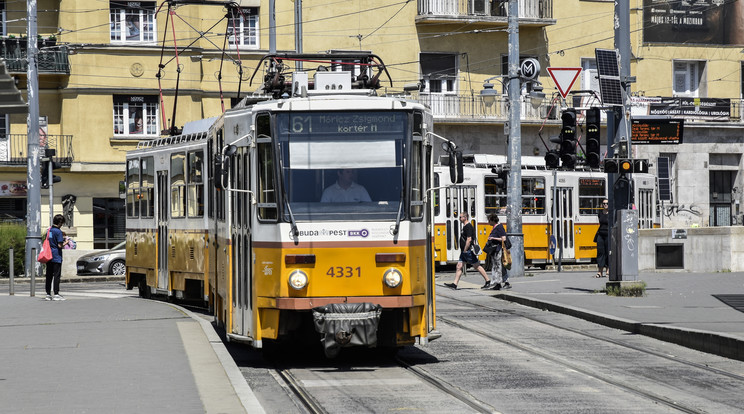 Karbantartás miatt nem járnak a villamosok szombaton és vasárnap a Margit körúton / Fotó: MTVA/ Róka László