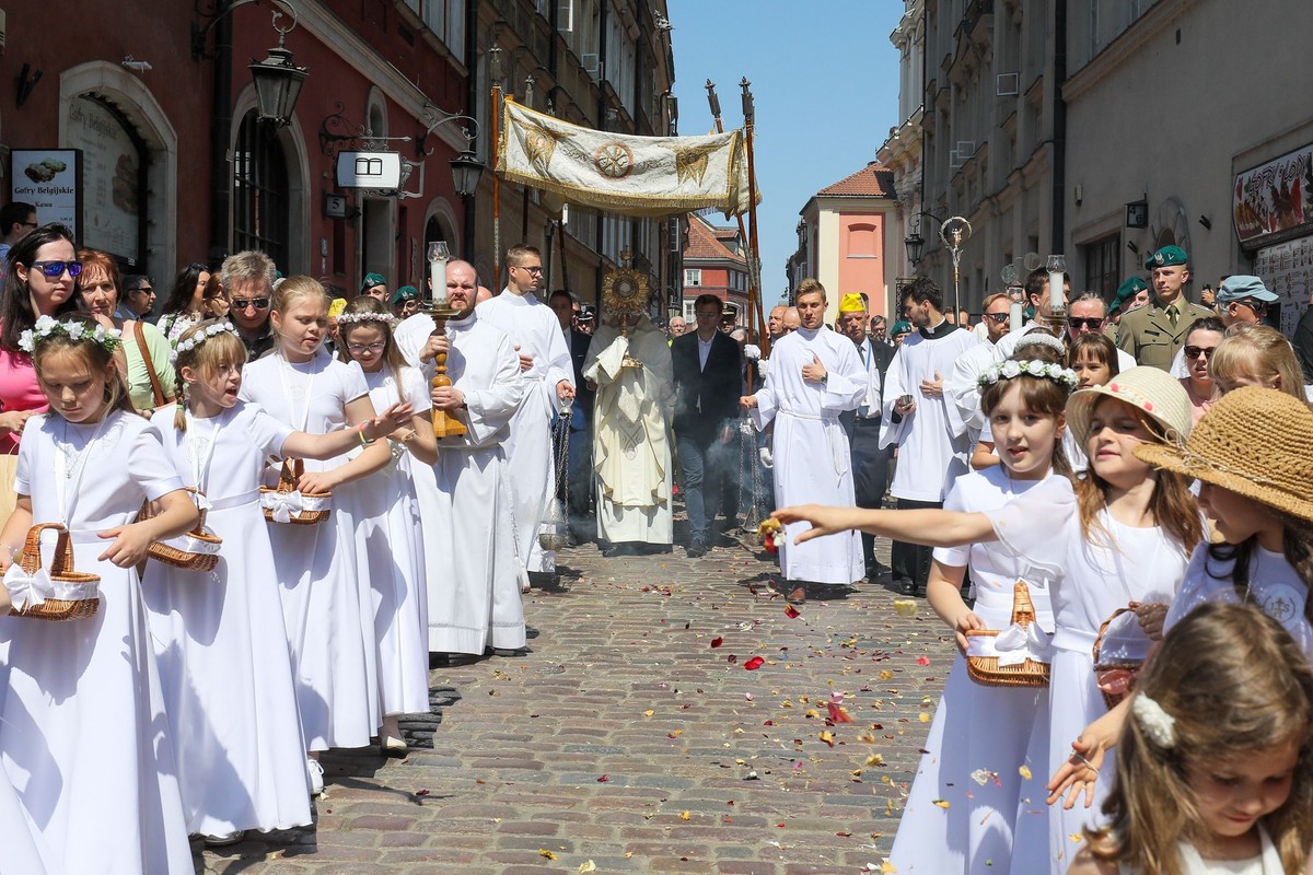 Boże Ciało 2023. Procesja