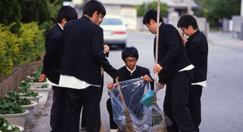 Japanese cleaning 