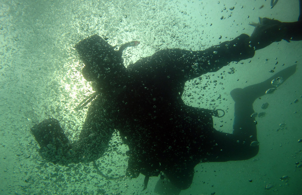 Ślub pięć metrów pod wodą