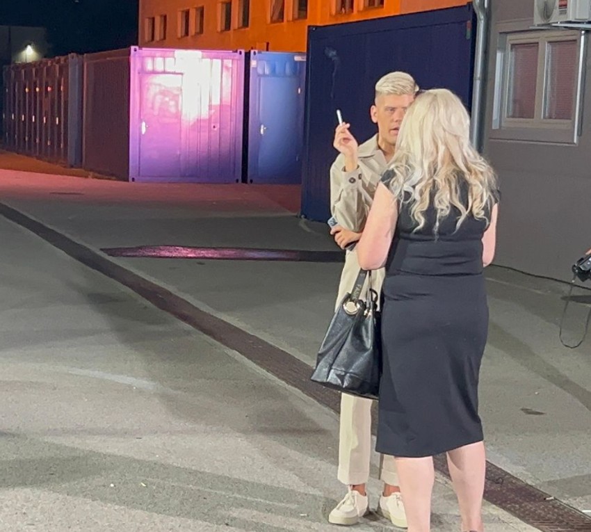 Uroš Stanić sa majkom