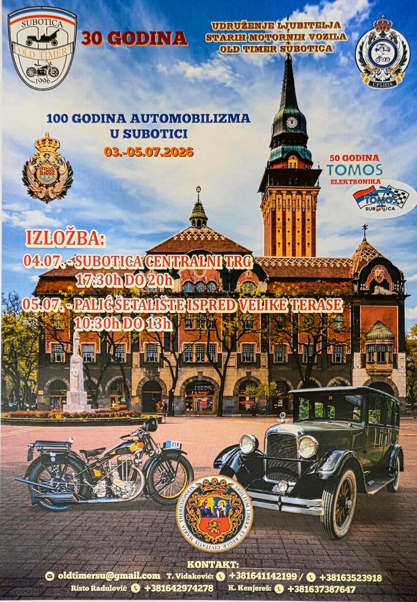 100 godina automobilizma u Subotici