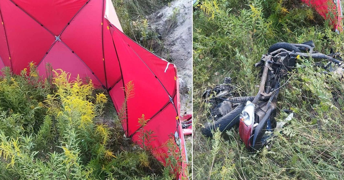 Tragedia w Jarzębiej Łące: Skuter pod pociągiem – nie żyje 14-latek, 13-latka w szpitalu