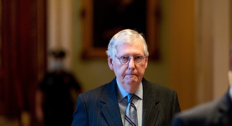 Senate Minority Leader Mitch McConnell of Kentucky.
