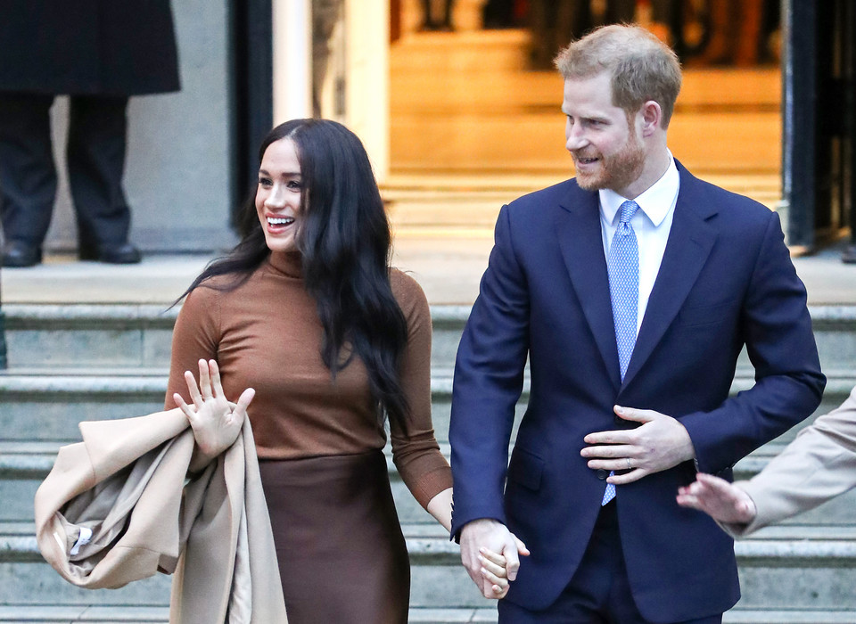 Meghan Markle i książę Harry na pierwszym oficjalnym spotkaniu w 2020 roku