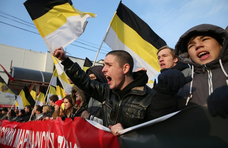 'Ruski marsz' w Moskwie