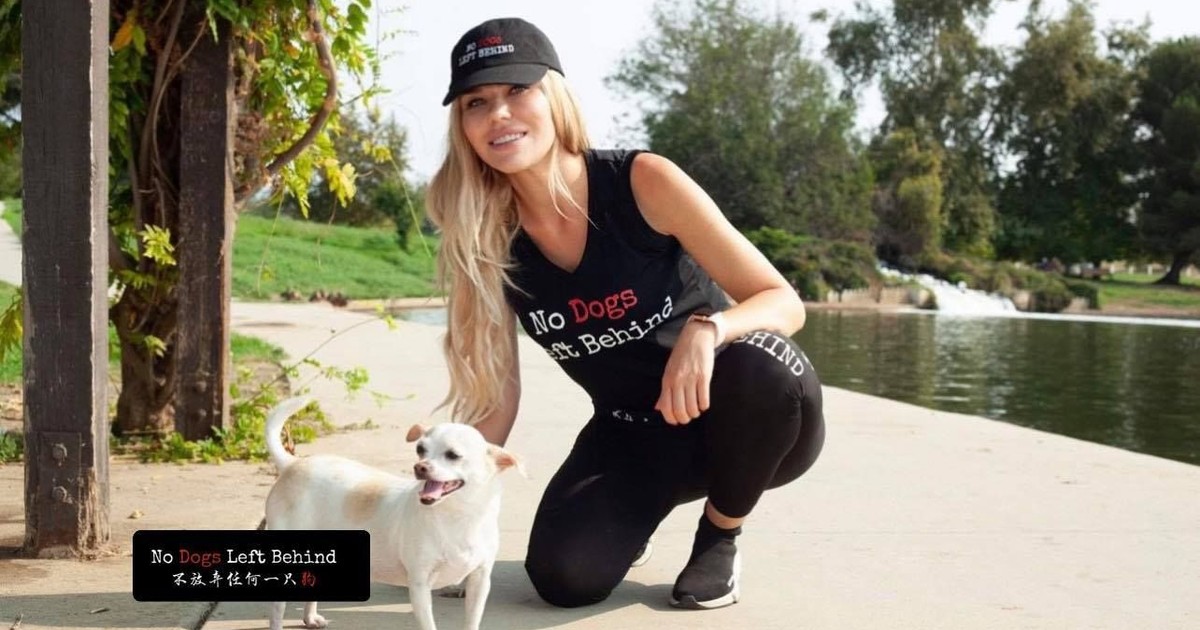 Joanna Borov w słonecznej Kalifornii wspiera akcję ratującą psy