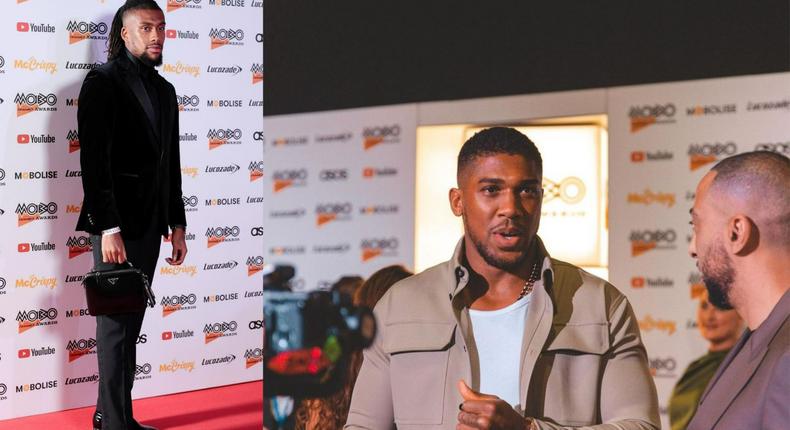 Alex Iwobi and Anthony Joshua show off style at the 2022 MOBO Awards