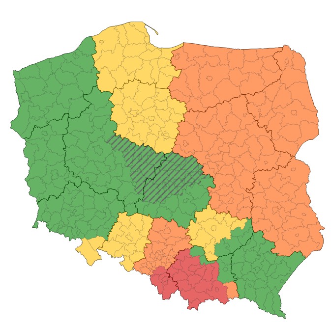 Ostrzeżenia meteorologiczne na dziś - poniedziałek 22.06