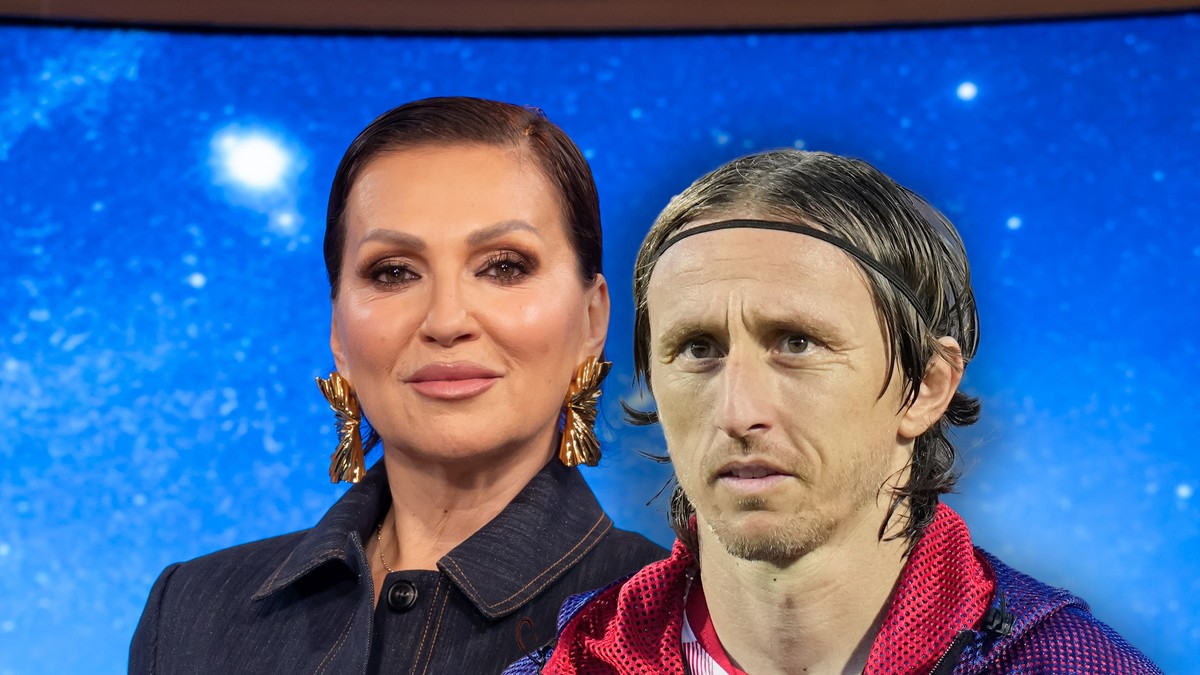 Nina Badrić i Luka Modrić