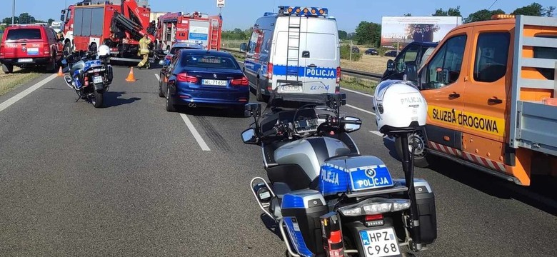 Autostrada A2 zamknięta. Trwa akcja ratunkowa